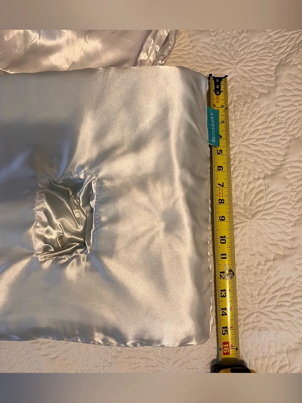 Blissbury Ear Piercing Pillow - Satin - EUC